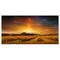 Designart - Yellow Autumn Vineyard Sunset - Landscape Artwork Canvas
